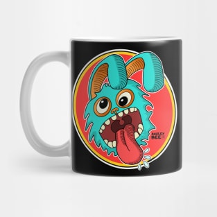 Crazy Rabbit Manga Cartoon style Mug